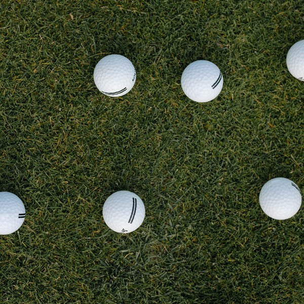 golf ball on the course