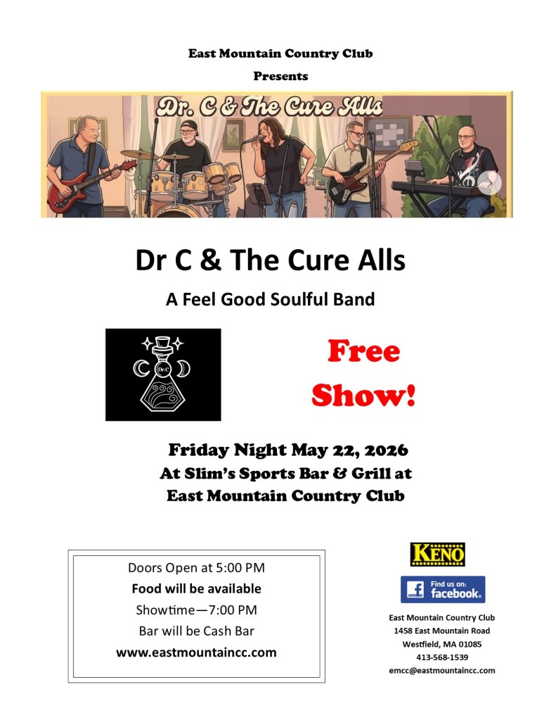 Dr C & The Cure Alls 5-22-26- A