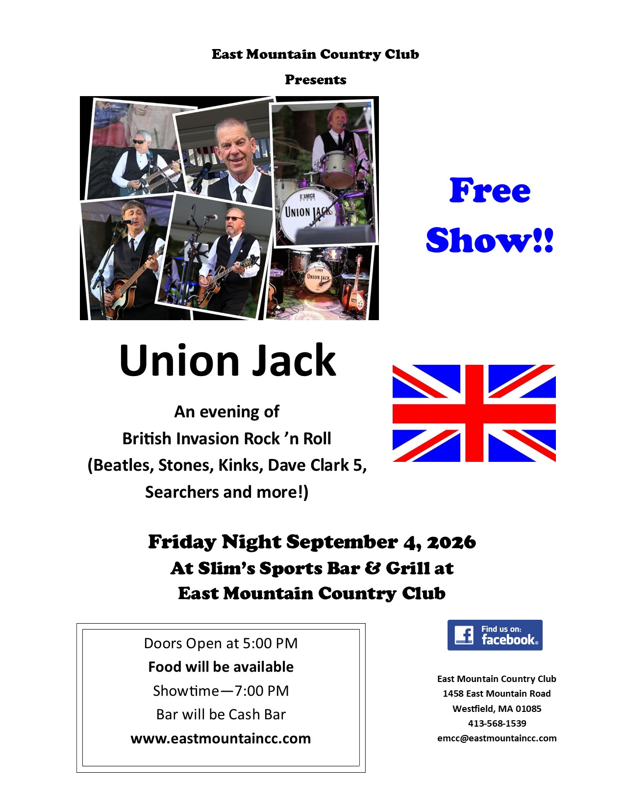 Fri 9/4  Union Jack